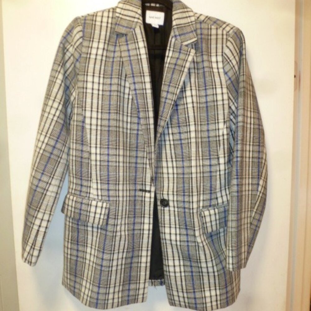 Nine West Women’s Plaid Blazer – Size Small – NWOT